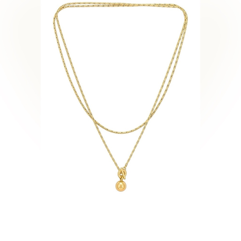Jenny Bird Constance Wrap necklace in Gold